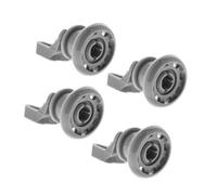 Kit de 4 roulettes panier supèrieur Lave-vaisselle (1885800300 CONTINENTAL EDISON FUNIX LISTO SELECLINE ARDEM FAR BLOMBERG BEKO ALTUS OCEANIC UNIC LINE BLUESKY PROLINE SABA FAGOR AYA)