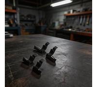 Kit de 4 supports de toit ouvrant avec guide coulissant et mécanisme de crochet de verrouillage pour Smart Fortwo pour W451 2007-2014 Direct OE Fit A4517820028 A4517760016