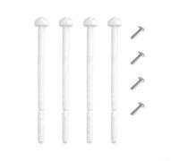 Kit de 4 tiges de chasse d'eau de rechange compatibles avec système d'actionnement de toilettes Geberit 240.074.00.1