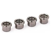 Kit de 4 vis cheminees rennen titane xl gris