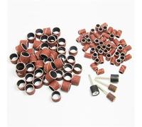 Kit de 42 bandes abrasives pour clous et tambour, mandrins de 3,2 mm, mini perceuse Dreml, accessoires pour outils rotatifs abrasifs, 42 pièces de 12,7 mm, grain 600