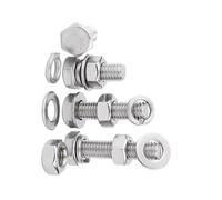 Kit De 480 Boulons Hexagonaux M4 Et M5 En Acier Inoxydable 304 Avec Écrous Dentés Rondelles, Filetage Complet, For Le Bricolage Les Travaux Rénovation