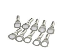 Kit de 5 à 10 cosses à sertir en cuivre étamé de 6 à 35 mm, à anneau en T, for le soudage de câbles de batterie.(T10-10,5pcs)