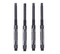 Kit de 5 alésoirs manuels réglables, 11,75 à 12,75 mm, ensemble d'outils de coupe 9SiCr - Alésoir de précision pour acier, cuivre, alliage d'aluminium, avec poignée universelle pour une fixation