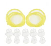 Kit de 5 ampoules d'amorçage pour tronçonneuse, tondeuse à gazon, tondeuse à gazon - Pompe à carburant de rechange pour Victa pour Homelite pour Echo - Diamètre des lèvres 19 mm 23 mm