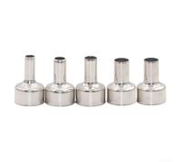 Kit de 5 buses à air chaud, pointes à souder en acier inoxydable avec vis de verrouillage pour Aoyue 850 852D 906 968 6028, 3-12 mm (B)