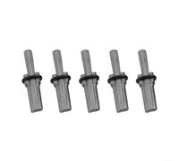 Kit de 5 cales professionnelles en acier traité thermiquement pour béton, marbre, granit, maçonnerie, outils à main (16 x 105 mm)