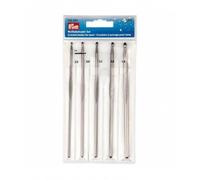 Kit De 5 Crochets À Ouvrage Pour Laine En Aluminium Bruni - Prym 195 991 Gris Gris