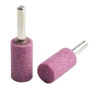 Kit de 5 cylindres de pierre montés sur abrasif avec tige de 6 mm pour un meulage et un polissage efficaces (6 x 16)