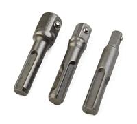 Kit de 5 douilles hexagonales avec adaptateurs SDS Plus pour outils électriques