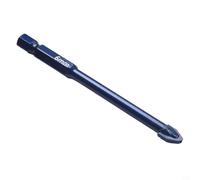 Kit de 5 forets excentriques avec tête courbée pour un perçage précis du carrelage et du verre, prise en main antidérapante, convient pour différents types de forets (6 mm)