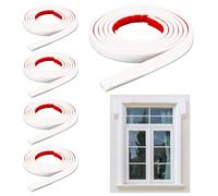 Kit de 5 Grilles de Fenêtre, 10 m au Total Inserts de Grille de Fenêtre Auto-Adhésifs Moulures à Décoller et à Coller pour Murs Moulures de Décoration pour Cadres de Fenêtres