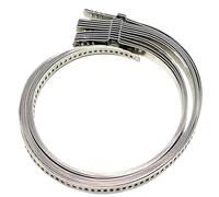 Kit de 5 ou 10 colliers de serrage universels en acier inoxydable for soufflet de cardan d'arbre de transmission, réglables, de 25 à 50 mm ou de 50 à 120 mm.(5pcs L and 5pcs S)