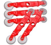 Kit de 5 outils de laminage pour vitrage et écran - Outil d'installation robuste pour sceller les bandes sur les fenêtres et les portes, ABS + PVC, efficacité des deux roues (5 pièces de type B)