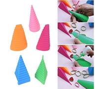 Kit de 5 Outils de Quilling avec Tours de Bobine et Formes pour Bordures, Fournitures Artisanales DIY