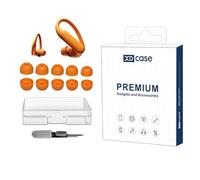 Kit de 5 paires d'embouts en silicone pour Beats Powerbeats Pro 2/Fit/Studio Buds XDcase, tailles XS/S/M/L/XL (orange)