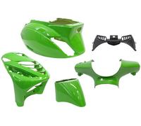 Kit de 5 pièces de garnitures de bord pour Piaggio Zip-SP à partir de 2000 - Vert Kawasaki