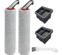 Kit de 5 pièces de rechange pour aspirateur DREAME H15 Pro/H12 Pro Flexreach Wet Dry, 2 rouleaux brosses, 2 filtres et 1 brosse de nettoyage