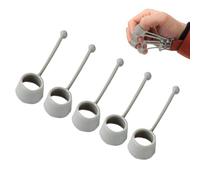 Kit de 5 Renforceurs de Doigts en Silicone Élastique - Appareil d'Exercice Portable pour la Main et l'-Bras | Parfait pour Augmenter la Force des Doigts et des Poignets, Adapté aux Musicien