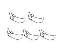Kit de 5 ressorts de valve professionnels pour trompette, trombone alto - Pièces de rechange robustes en fer pour l'entretien et la réparation quotidiens d'instruments en laiton (klaxon alto)