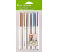 Cricut Explore/Maker Medium Point 5-Pack Set de broches métallique, or, cuivre, argent, bleu, lilas