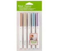 Kit de 5 stylos à pointe moyenne Cricut couleurs métallisés Multicolore G