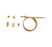 Kit de 5 vannes thermocouples à gaz avec pièces fixation for four, cuisinière, chauffe-eau et gril - 60/90/150 cm(60cm)