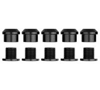 Kit de 5 vis cheminees alugear 6 5mm noir