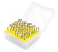 Kit de 50 têtes de meulage diamantées / Forets de 3 mm (pour Dremel) / Accessoires d'outillage, Aiguilles à meuler