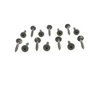 Kit de 50 vis 4 8 x 38 mm tork laquées pour bardage HPL - L: 38 mm - Gris Quartz