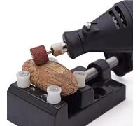 Kit de 51 pièces de tambour de ponçage pour outils rotatifs - Bandes de mandrin et manchons en caoutchouc avec 45 disques de papier abrasif et 6 mandrins, compatible avec tige de 1/8", avec