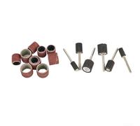 Kit de 51 tambours de ponçage rotatifs avec grain 120 pour travaux manuels en bois et métal