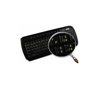Kit de 51 Touches autocollantes transparentes Clavier suisse + alemanique
