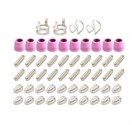 Kit de 54 consommables de coupe plasma pour lampes de poche AG60 SG55, électrodes, boucliers, guides à ressort, compatibles avec CUT50 CUT50P CT60 CT520D