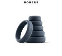 Kit de 6 Anneaux de pénis Larges Cock Ring - BONERS