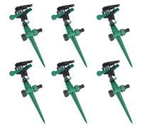 vidaXL Arroseurs à impulsion de jardin 6 pcs