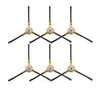 Kit De 6 Brosses Latérales, Compatible Avec IKOHS, Aspirateur Robot NETBOT S15, Pièces Détachées, Nettoyage De La Maison, Dépoussiérage, Remplacement