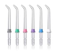 Kit de 6 Dentaire Haute Pression pour Waterpik WP 100 WP 250 WP 660 | Embouts de Rechange Haute Pression Colorés pour Hydropulseur Dentaire sans Fil Plus Nettoyage Interdentaire