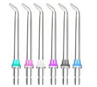 Kit de 6 Embouts Jet Dentaire Haute Pression Compatible avec Waterpik WP 100 WP 250 WP 660 Embouts de Rechange Haute Pression Colorés pour Hydropulseur Dentaire sans Fil Plus Nettoyage Interdentaire