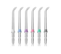 Kit de 6 Embouts Jet Dentaire Haute Pression Compatibles WP-100 WP-250 WP-660 Buses Classiques pour Irrigateur Dentaire Sans Fil Têtes Jet Dentaire de Rechange