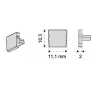 Kit de 6 embouts latéraux pour profilés Lite Track L&S LIGHT