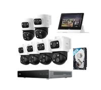 kit de 6 eufy Système de sécurité NVR PoE S4 Max + Smart Display