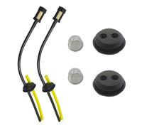 Kit de 6 filtres universels for conduite carburant débroussailleuse, tondeuse à gazon, amorces, tuyau, pièces d'outils jardin