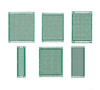 Kit de 6 protocartes PCB double face pour soudure avec cinq tailles de circuits imprimés différentes pour la pratique de la conception de circuits