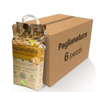 Kit de 6 sacs de foin naturel 1300 g avec carotte - Aliment riche en fibres et vitamine A pour lapins, cavies et rongeurs - Favorise la digestion et les dents saines