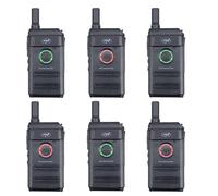 Kit de 6 Stations de Radio Portable PNI PMR R10 Pro 446 MHz, 0,5 W, 16 canaux programmables, 16 PMR et 50 CTCSS et 104 tonalités DCS, Moniteur, Scan