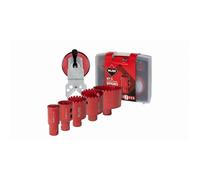 Rubi Kit 6 trépans diamantés Drygres Premium 6/8/20/35/50/68 mm M14 longue durée sur meuleuse