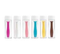 Kit de 6 ventouses pour lentilles souples - Retrait et insertion en silicone sûrs, compatibles avec les lentilles journalières et mensuelles, idéal pour les voyages et un usage quotidien