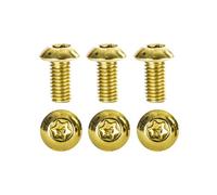 Kit de 6 vis de disque neatt inox m5x10mm or