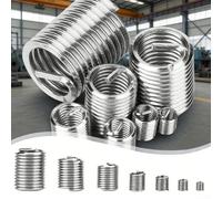 Kit de 60 manchons filetés en acier inoxydable 304, tailles métriques, compatibles avec les réparations de trous filetés M3 M5 M6 M8 M10